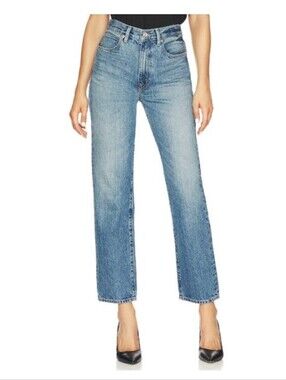 SLVRLAKE London High Waisted Straight Leg Denim Jeans 27 Tell Me Why